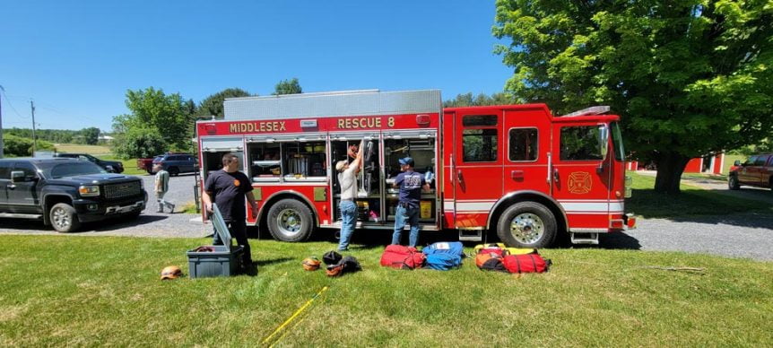 2022 Rope Rescue Class at Middlesex NY
